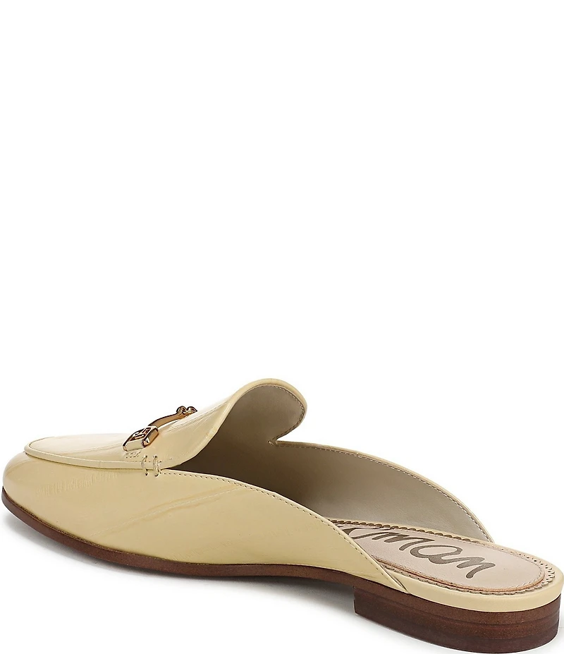 Sam Edelman Linnie Embossed Leather Bit Buckle Loafer Mules