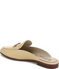 Sam Edelman Linnie Embossed Leather Bit Buckle Loafer Mules