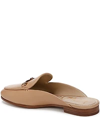 Sam Edelman Linnie Leather Bit Buckle Flat Mule Loafers