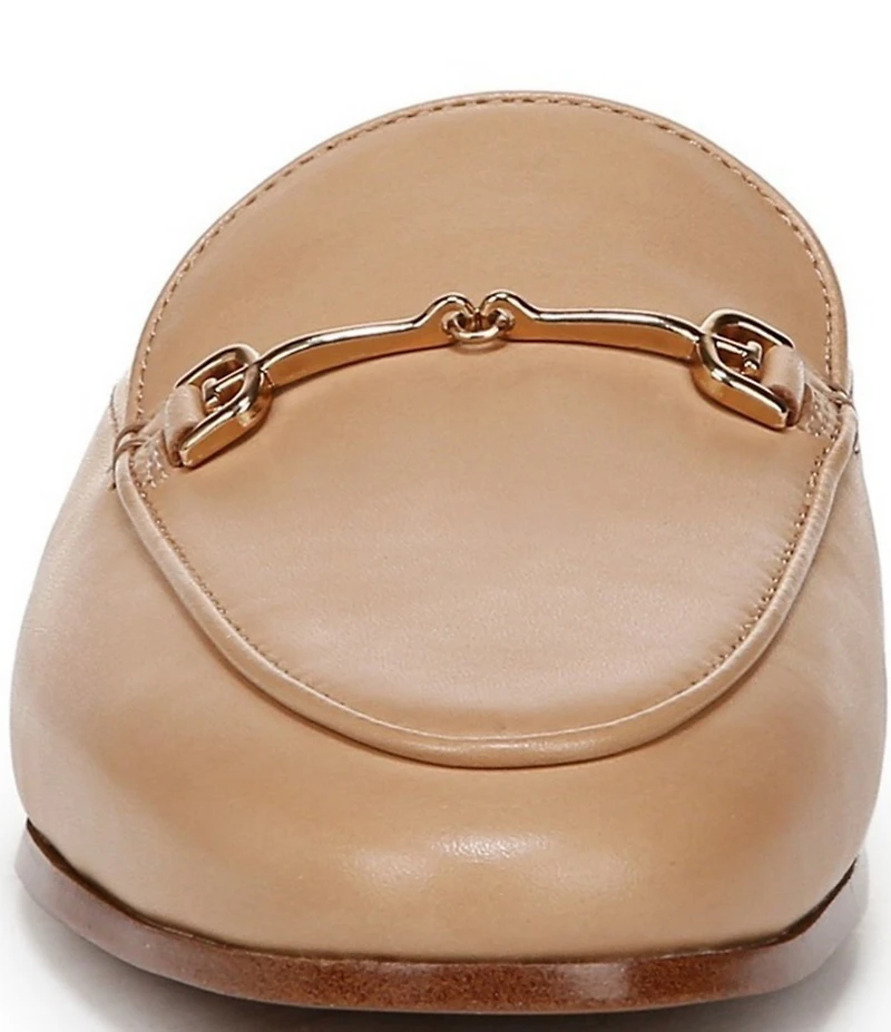 Sam Edelman Linnie Leather Bit Buckle Flat Mule Loafers