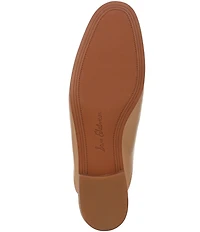 Sam Edelman Linnie Leather Bit Buckle Flat Mule Loafers