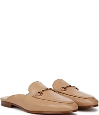 Sam Edelman Linnie Leather Bit Buckle Flat Mule Loafers