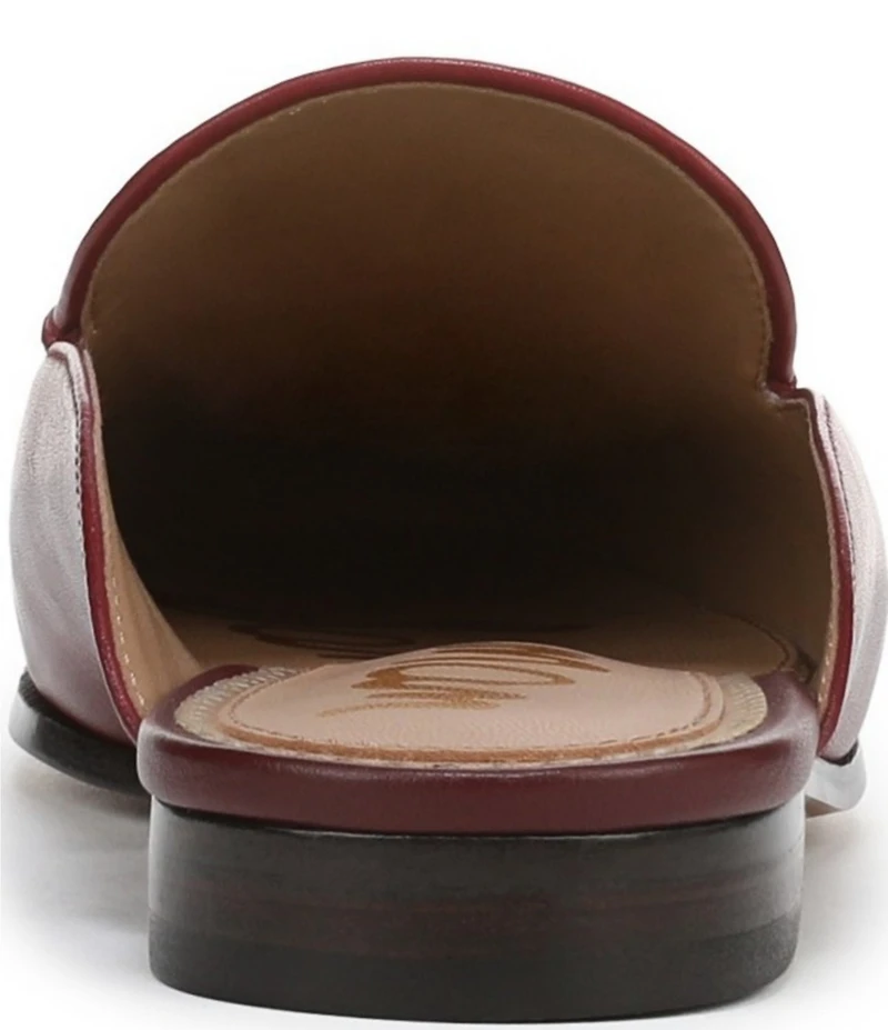 Sam Edelman Linnie Leather Bit Buckle Flat Mule Loafers