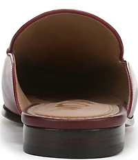Sam Edelman Linnie Leather Bit Buckle Flat Mule Loafers