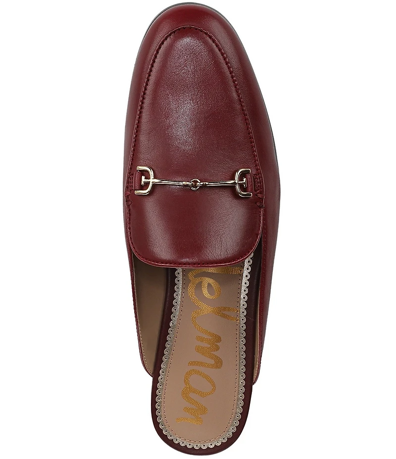 Sam Edelman Linnie Leather Bit Buckle Flat Mule Loafers