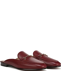 Sam Edelman Linnie Leather Bit Buckle Flat Mule Loafers