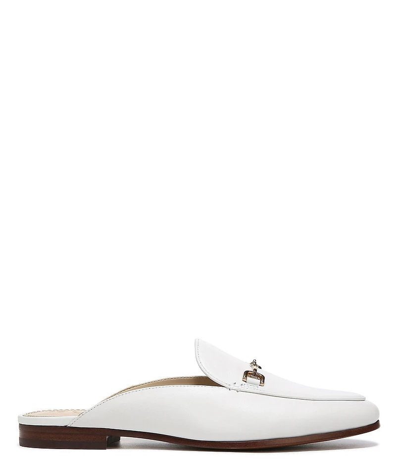 Sam Edelman Linnie Leather Bit Buckle Flat Mule Loafers