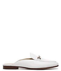 Sam Edelman Linnie Leather Bit Buckle Flat Mule Loafers