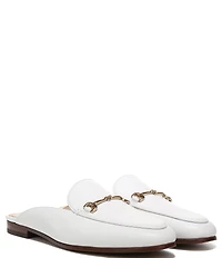 Sam Edelman Linnie Leather Bit Buckle Flat Mule Loafers