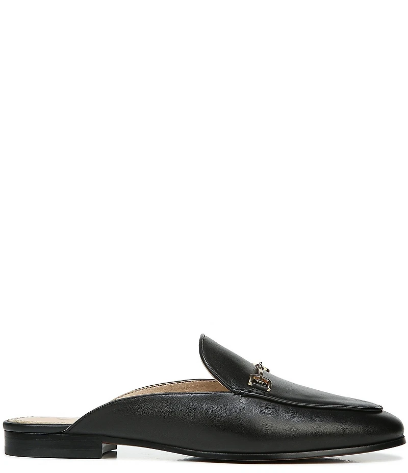Sam Edelman Linnie Leather Bit Buckle Flat Mule Loafers