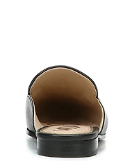 Sam Edelman Linnie Leather Bit Buckle Flat Mule Loafers