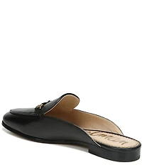 Sam Edelman Linnie Leather Bit Buckle Flat Mule Loafers