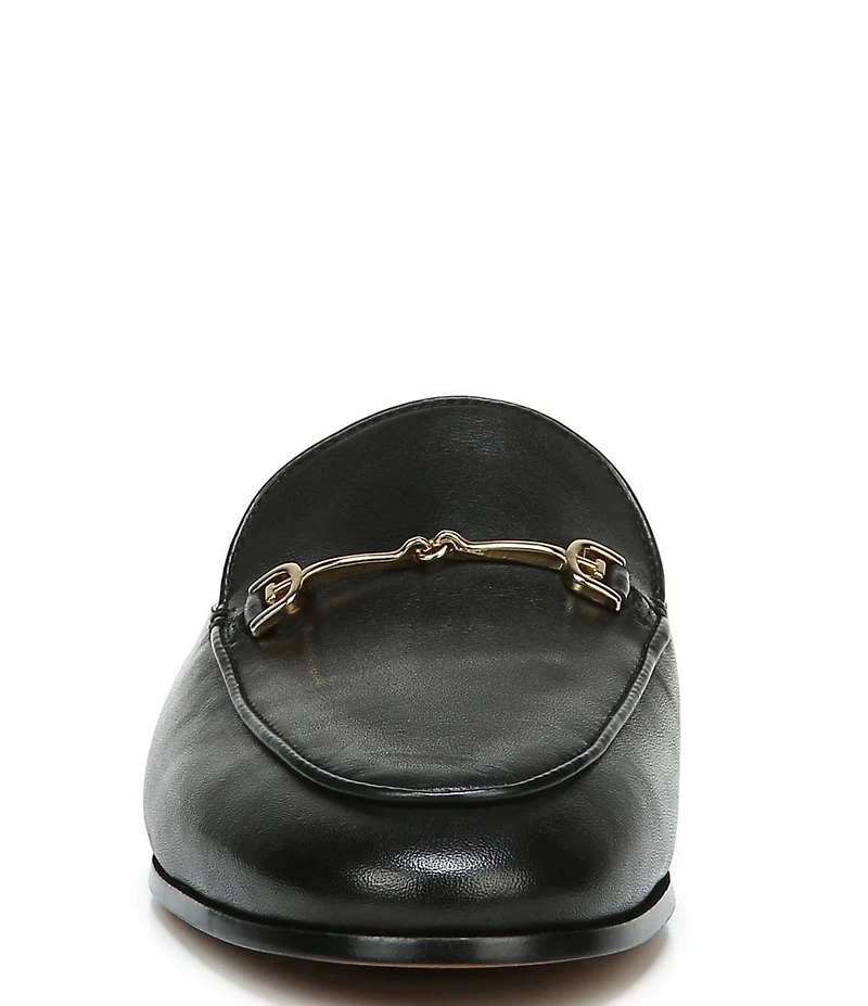 Sam Edelman Linnie Leather Bit Buckle Flat Mule Loafers