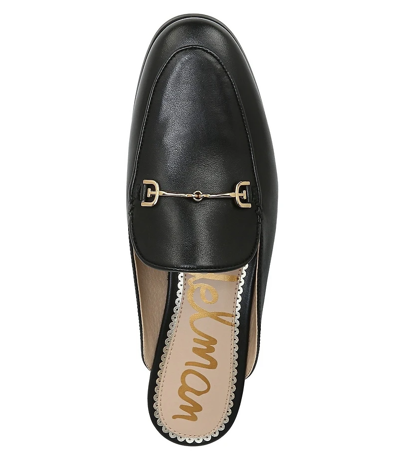 Sam Edelman Linnie Leather Bit Buckle Flat Mule Loafers