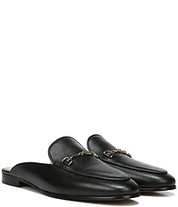 Sam Edelman Linnie Leather Bit Buckle Flat Mule Loafers