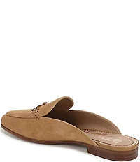 Sam Edelman Linnie Suede Bit Buckle Loafer Mules