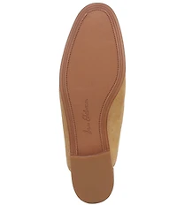 Sam Edelman Linnie Suede Bit Buckle Loafer Mules