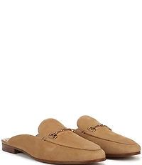 Sam Edelman Linnie Suede Bit Buckle Loafer Mules