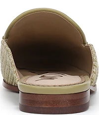 Sam Edelman Linnie Raffia Bit Buckle Loafer Mules