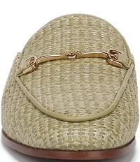 Sam Edelman Linnie Raffia Bit Buckle Loafer Mules