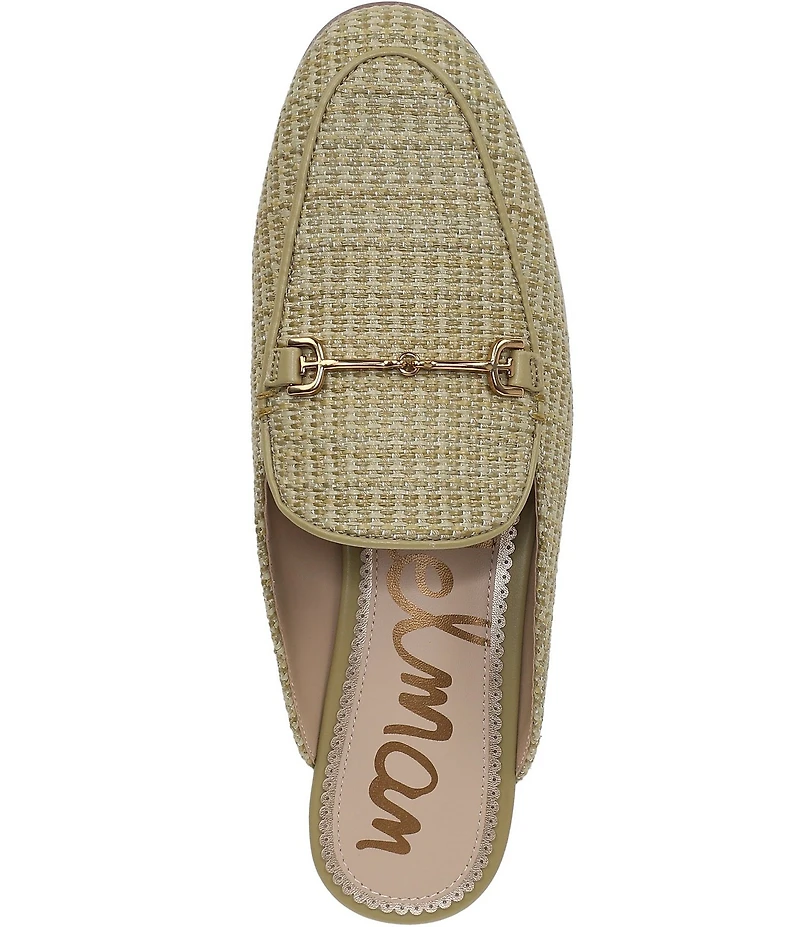Sam Edelman Linnie Raffia Bit Buckle Loafer Mules