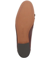 Sam Edelman Liz Leather Suede Kiltie Bit Buckle Loafers