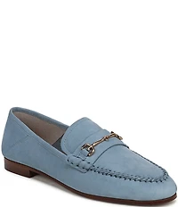 Sam Edelman Loraine 8 Suede Bit Buckle Loafers