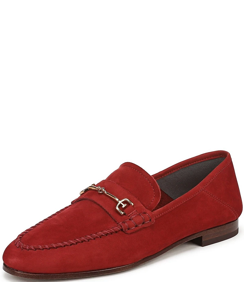 Sam Edelman Loraine 8 Suede Bit Buckle Loafers