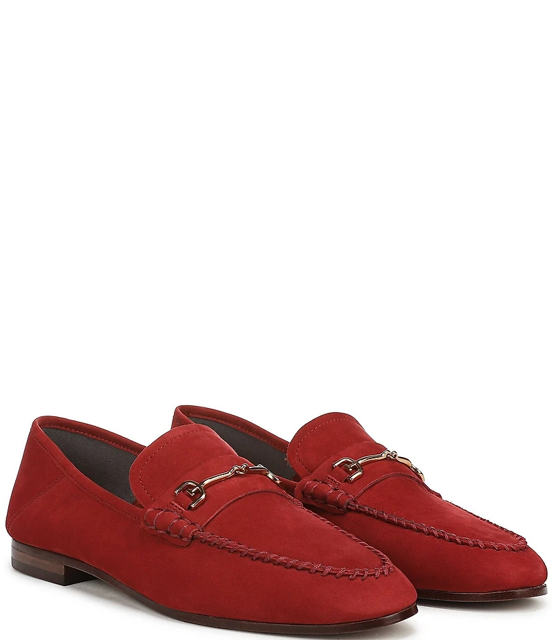 Sam Edelman Loraine 8 Suede Bit Buckle Loafers