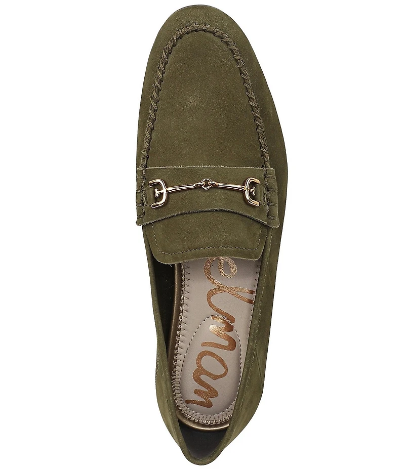 Sam Edelman Loraine 8 Suede Bit Buckle Loafers