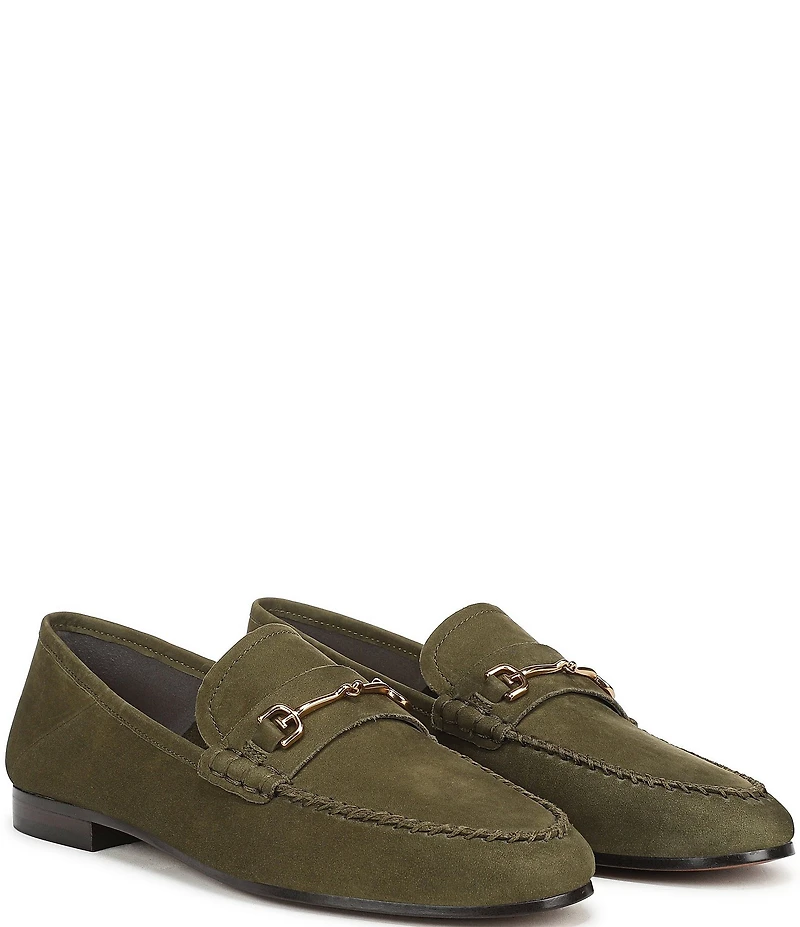 Sam Edelman Loraine 8 Suede Bit Buckle Loafers
