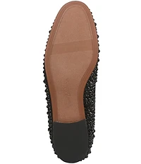 Sam Edelman Loraine Bling Embellished Satin Bit Buckle Loafers