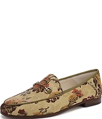 Sam Edelman Loraine Floral Fabric Bit Buckle Loafers
