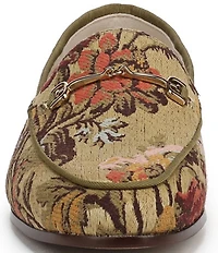 Sam Edelman Loraine Floral Fabric Bit Buckle Loafers