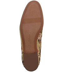 Sam Edelman Loraine Floral Fabric Bit Buckle Loafers