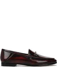 Sam Edelman Loraine Glossy Leather Bit Buckle Loafers