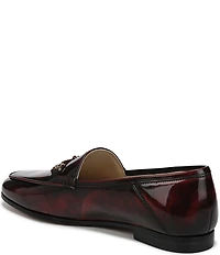Sam Edelman Loraine Glossy Leather Bit Buckle Loafers