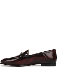 Sam Edelman Loraine Glossy Leather Bit Buckle Loafers