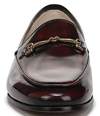 Sam Edelman Loraine Glossy Leather Bit Buckle Loafers