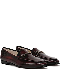 Sam Edelman Loraine Glossy Leather Bit Buckle Loafers