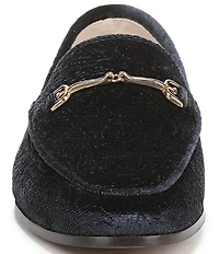 Sam Edelman Loraine Jacquard Velvet Fabric Bit Buckle Loafers
