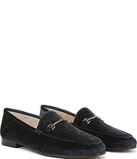 Sam Edelman Loraine Jacquard Velvet Fabric Bit Buckle Loafers