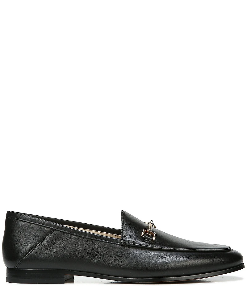 Sam Edelman Loraine Leather Bit Buckle Flat Loafers
