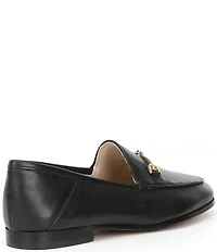 Sam Edelman Loraine Leather Bit Buckle Flat Loafers
