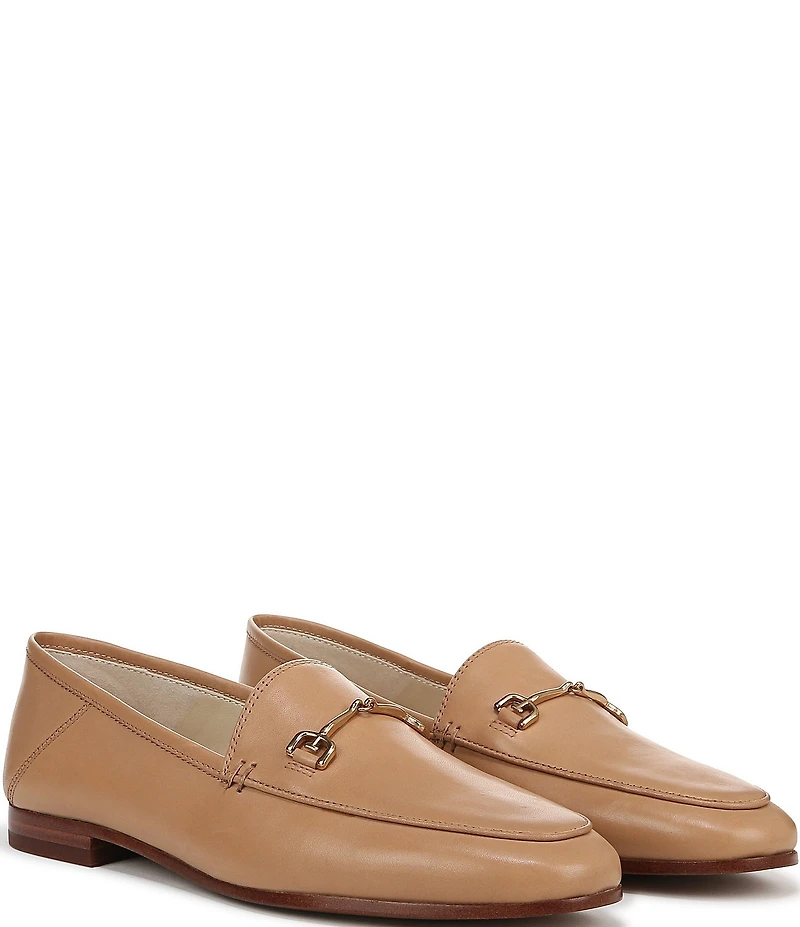 Sam Edelman Loraine Leather Bit Buckle Flat Loafers