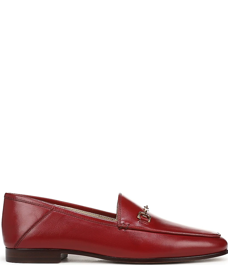 Sam Edelman Loraine Leather Bit Buckle Flat Loafers