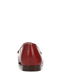 Sam Edelman Loraine Leather Bit Buckle Flat Loafers