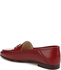 Sam Edelman Loraine Leather Bit Buckle Flat Loafers