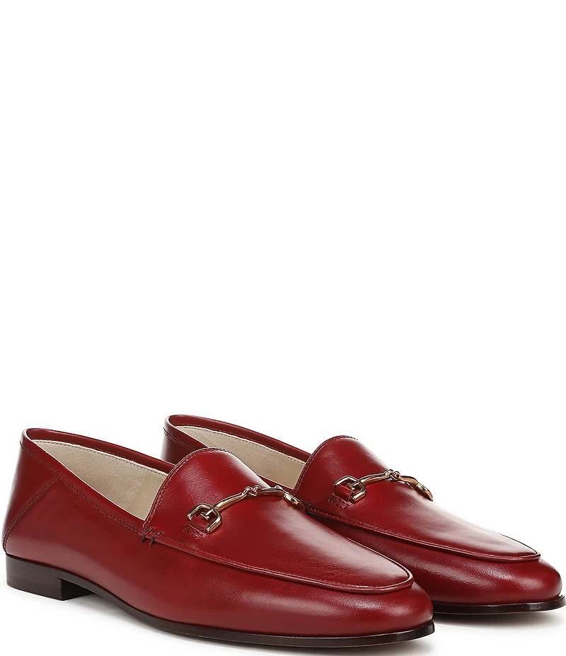 Sam Edelman Loraine Leather Bit Buckle Flat Loafers