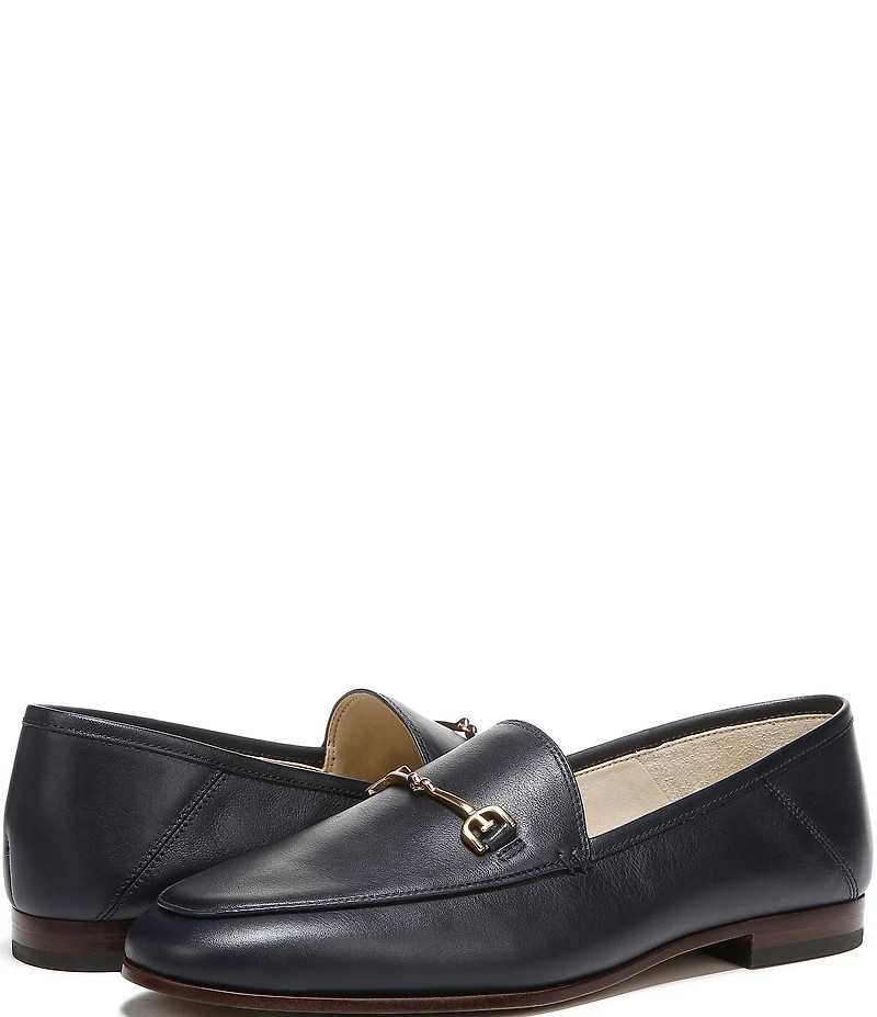 Sam Edelman Loraine Leather Bit Buckle Flat Loafers